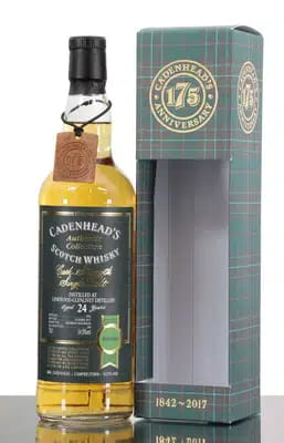 Linkwood Glenlivet 24 Years Old 1992 Cadenheads Authentic Cask Strength Collection 175th Anniversary