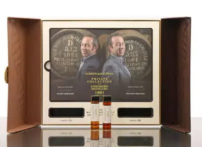 Longmorn 57 Years Old 1961 | G&M Private Collection 'Twin' Miniature Set (2x1cl) **Not For Resale** For Auction
