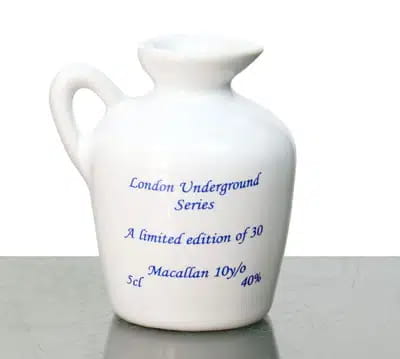 Macallan 10 Years Old | Bond Street London Underground Series Decanter Miniature (5cl) For Auction
