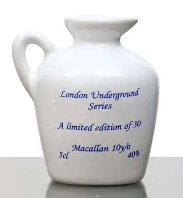 Macallan 10 Years Old | Manor House London Underground Series Decanter Miniature (5cl) For Auction