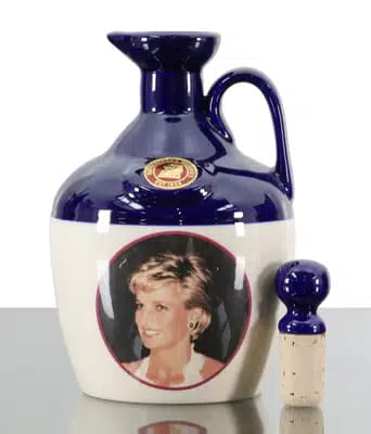 Macallan 12 Years Old Princess Diana Unique 1 of 1 Rutherfords Ceramic Decanter