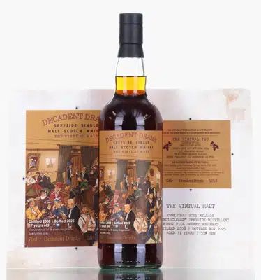 Macallan 17 Years Old 2008 | Decadent-Drams x Aquavitae 'The Virtual Malt' | Incl Label Print For Auction