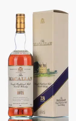 Macallan 18 Years Old 1971 | Bottled 1989 For Auction