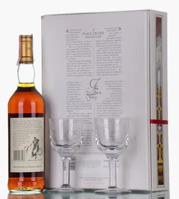 Macallan 18 Years Old 1974 | Jacobite Set With Glasses (Giovinetti & Figli) For Auction
