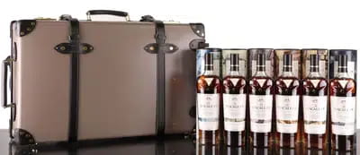 Macallan James Bond 60th Anniversary Release | Decades 1-6 & Globe-Trotter Suitcase With Prints For Auction