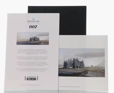 Macallan James Bond 60th Anniversary Release Skyfall Lodge Print