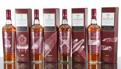 Macallan Whisky Makers Edition Classic Travel Range by Nick Veasay 4x 70cl