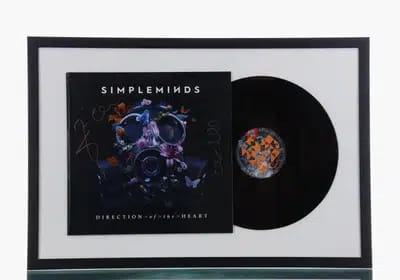 Macallan x Simple Minds | The Spirit of 1926 | Direction of the Heart | Framed Vinyl (Signed) For Auction