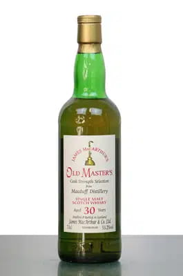 MACDUFF 30 YEAR OLD JAMES MACARTHURS OLD MASTERS CASK STRENGTH SELECTION