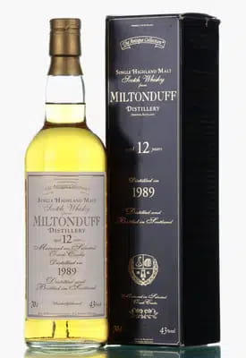 Miltonduff 12 Years Old 1989 | Burn McKenzie & Co | The Antique Collection For Auction