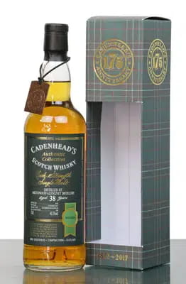 Miltonduff 1978 Cadenheads Authentic Collection 38 Year Old
