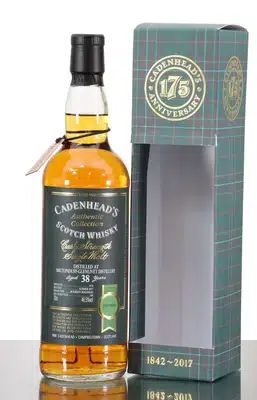 Miltonduff Glenlivet 38 Years Old 1978 Cadenheads Authentic Collection 175th Anniversary