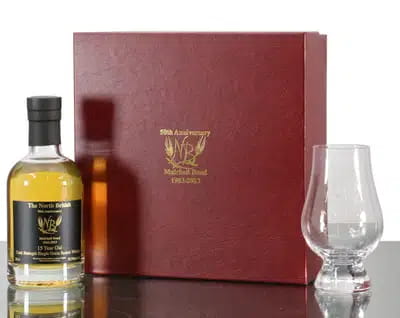 North British 15 Years Old 1963-2013 | Muirhall Bond 50th Anniversary Gift Set (20cl) For Auction