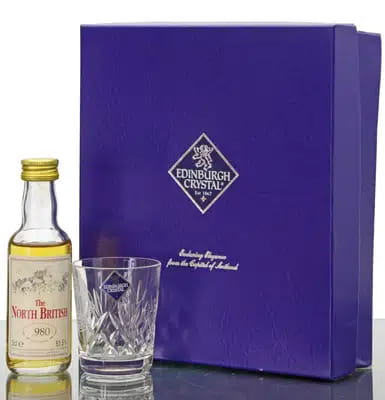 North British 1980 | Cask Strength Edinburgh Crystal Miniature Glass Set For Auction