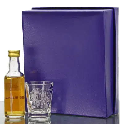 North British 1980 | Cask Strength Edinburgh Crystal Miniature Glass Set For Auction