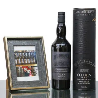Oban Game of Thrones Limited Edition The Nights Watch Signed By The Hound