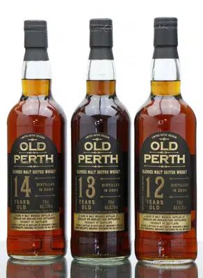 Old Perth 12 13 14 Year Old Morrison Mackay Macallan Highland Park 3 x 70cl