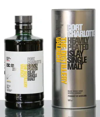 Port Charlotte 11 Years Old 2007 Distillery Valinch 2nd Fill Cabernet Sauvignon 50cl