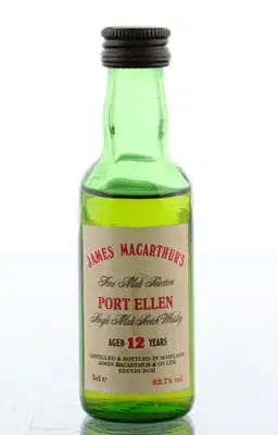 Port Ellen 12 Years | James MacArthur's Fine Malt Selection Miniature (5cl) For Auction