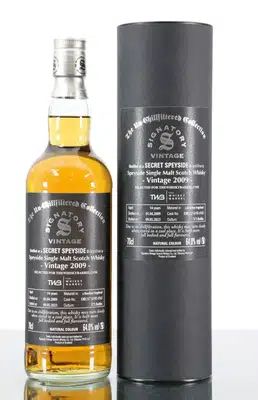 Speyside Macallan 14 Years Old 2009 Signatory Vintage Cask Strength Collection Cask No163