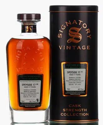 Speyside Macallan 17 Years Old 2005 Signatory Vintage Cask Strength Collection Cask No2