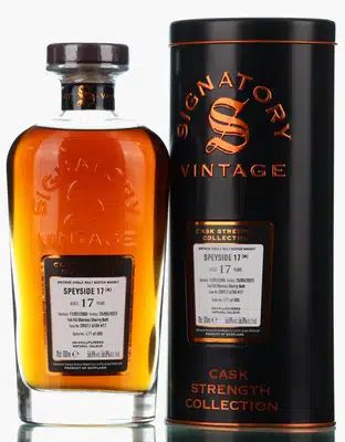 Speyside Macallan 17 Years Old 2005 Signatory Vintage Cask Strength Collection Cask No17