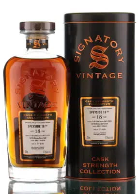 Speyside Macallan 18 Years Old 2005 Signatory Vintage Cask Strength Collection Cask No8