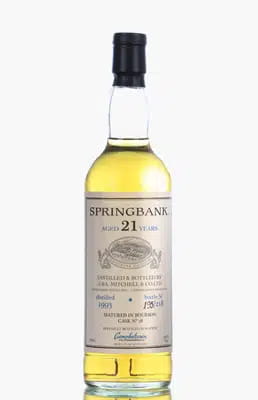 Springbank 21 Years Old 1993 2015 Hennings Wine Merchants Cask No18