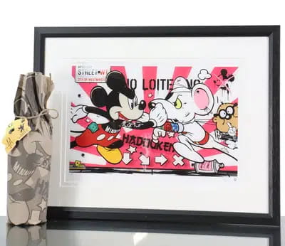 Springbank 27 Years Old 1996 Mouse Fight 101 Rare Whiskies x JJ Adams Print 50cl