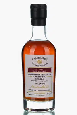 Springbank 29 Years Old 1996 Cadenheads Oloroso Cask Natural Strength