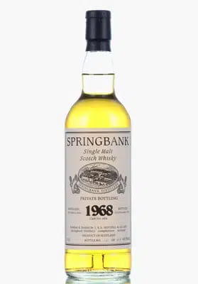 Springbank 35 Years Old 1968 2003 Private Bottling Cask No 484