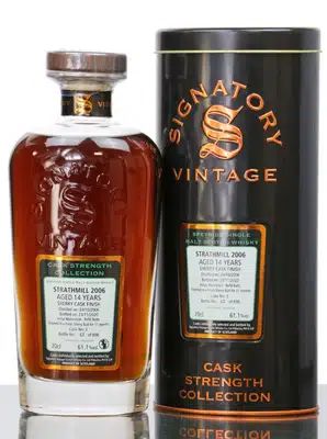 Strathmill 14 Years Old 2006 Signatory Vintage Cask Strength Collection
