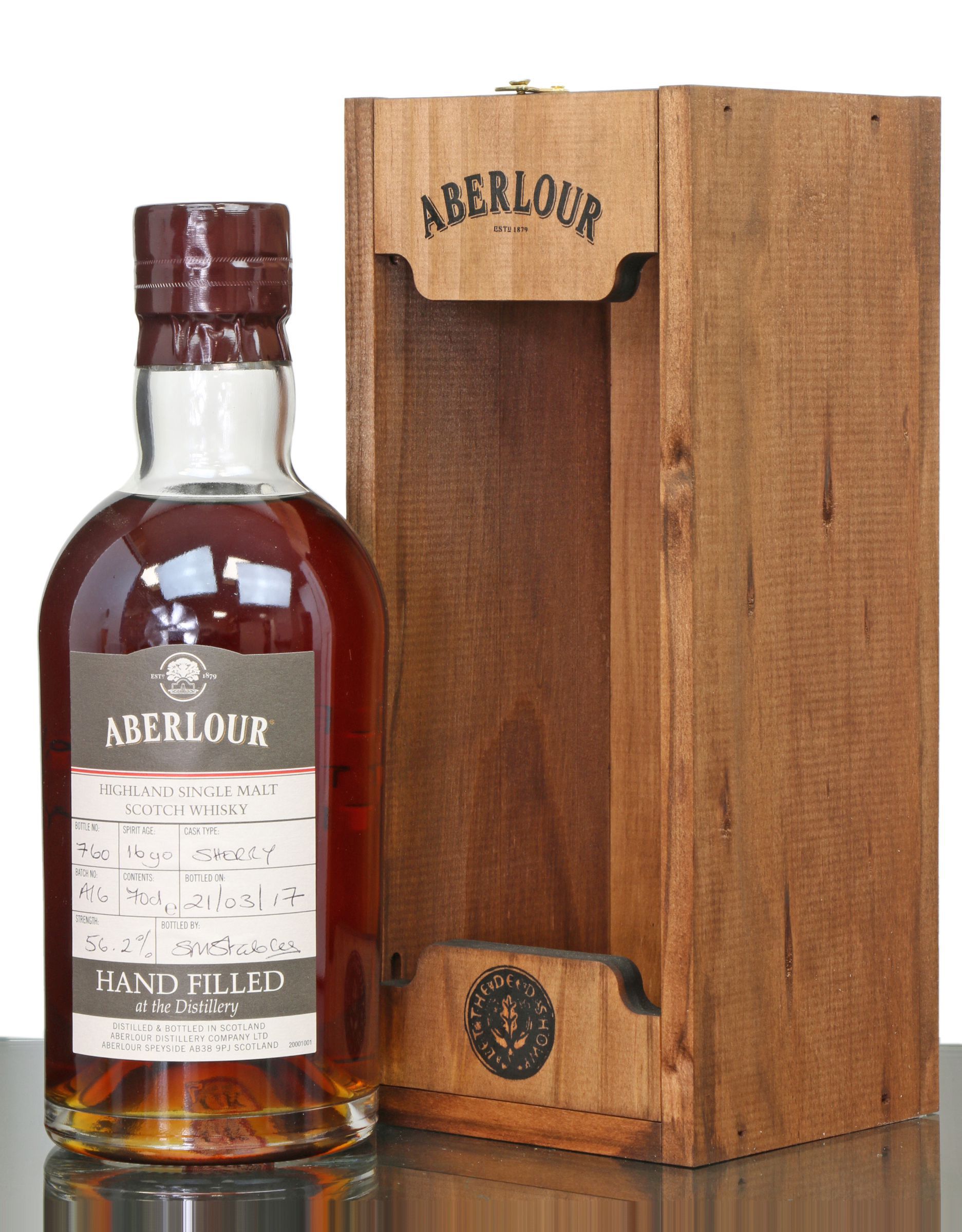 Aberlour 16 Hand Filled Sherry Cask Batch A16