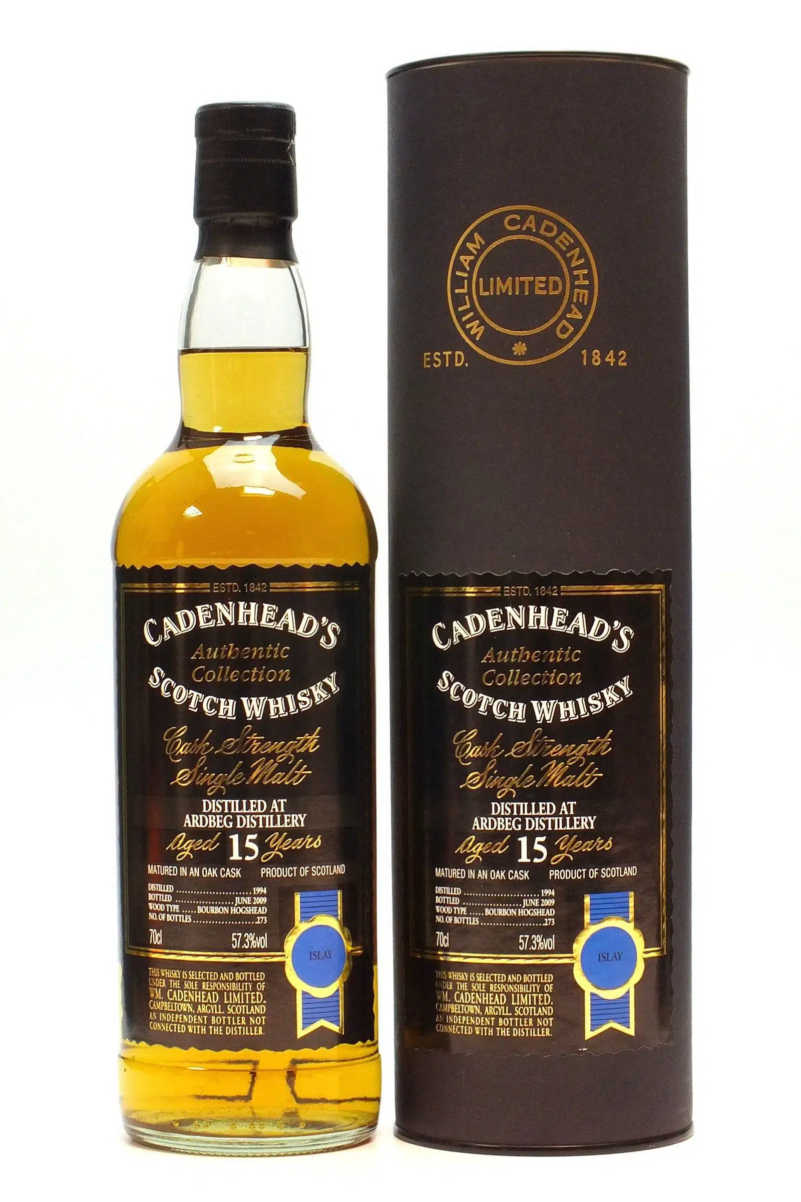 Ardbeg 15 1994 Cadenhead S Authentic Collection