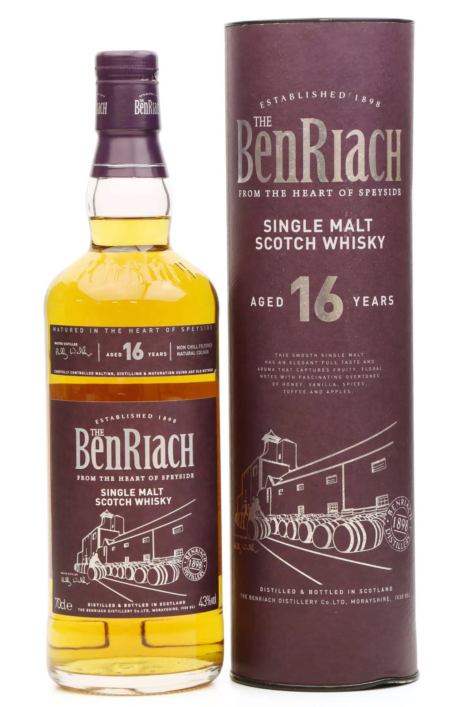 Benriach 16 Year Old Three Cask Matured Limited Edition Signed by Arnaud Liard