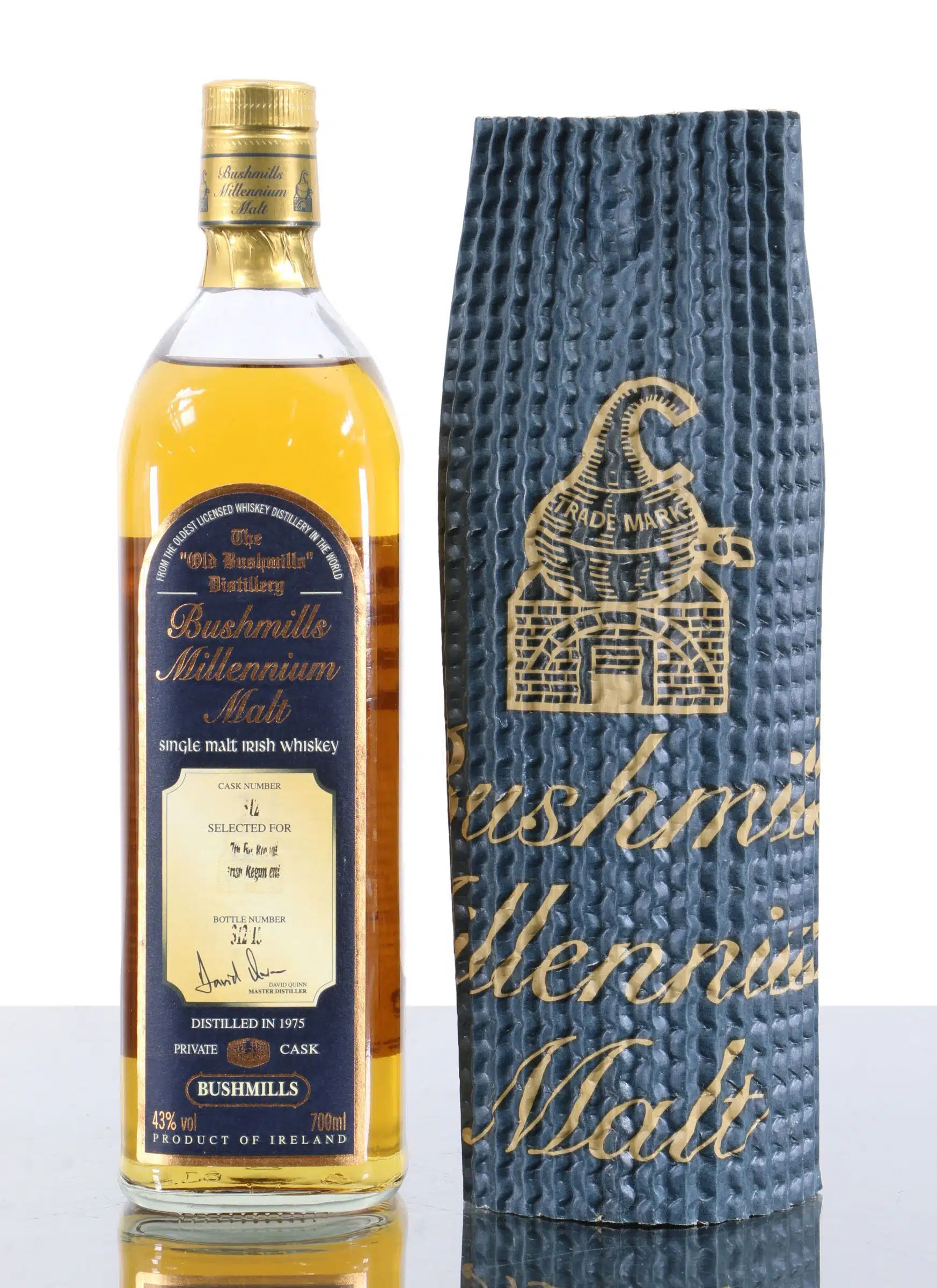 Bushmills Millennium Malt 1975 Private Cask 314