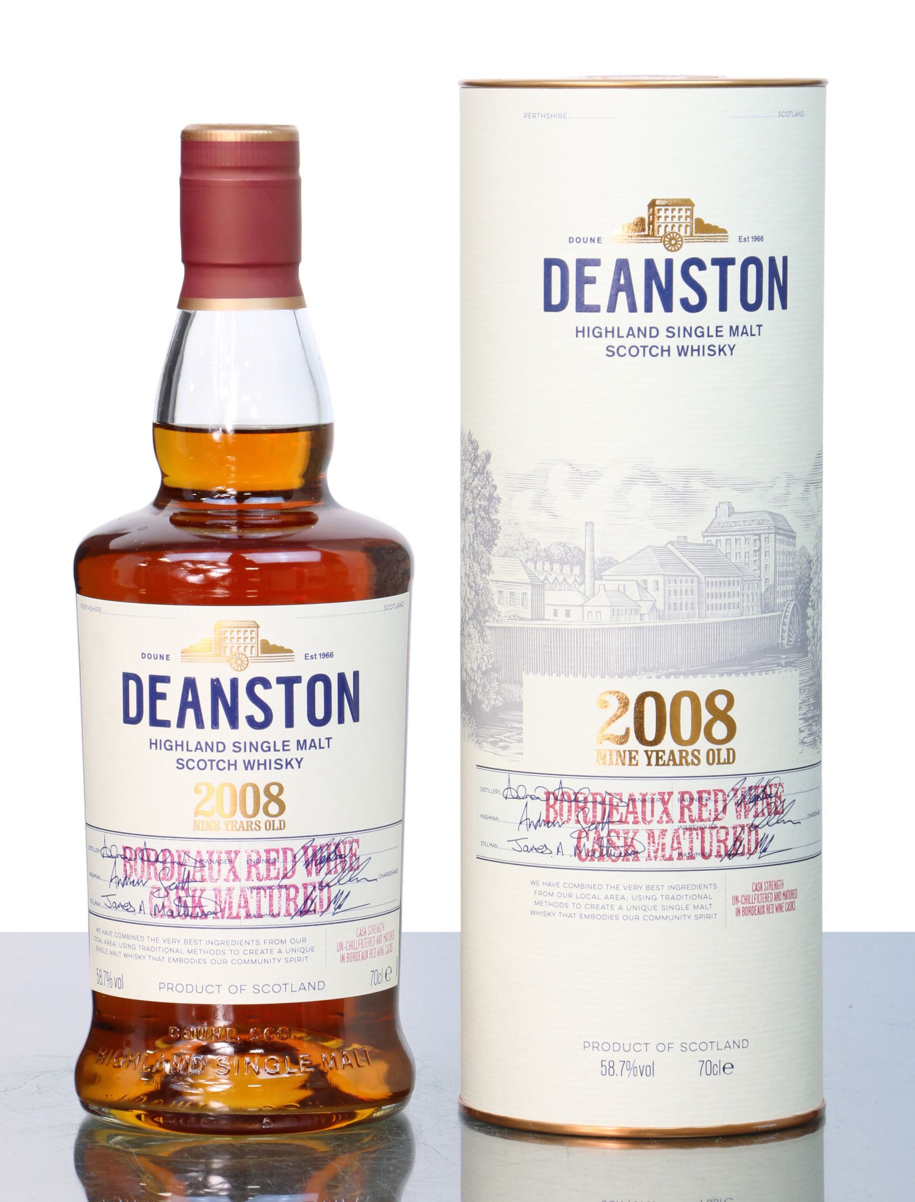 Deanston 9 2008 Bordeaux Red Wine Cask