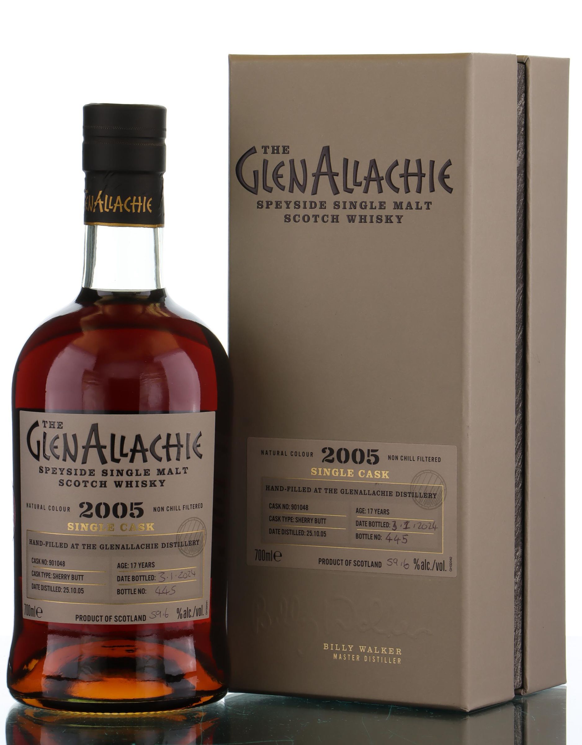 Glenallachie 17 2005 2023 Distillery Handfill Cask No 901048