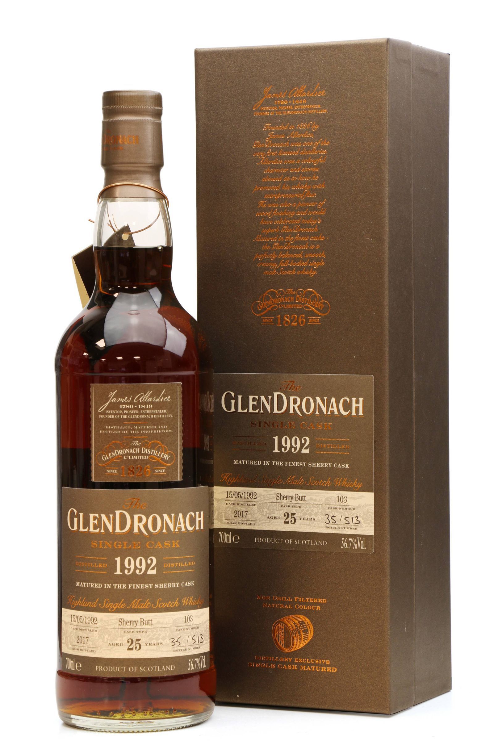 Glendronach 25 1992 Single Cask 127