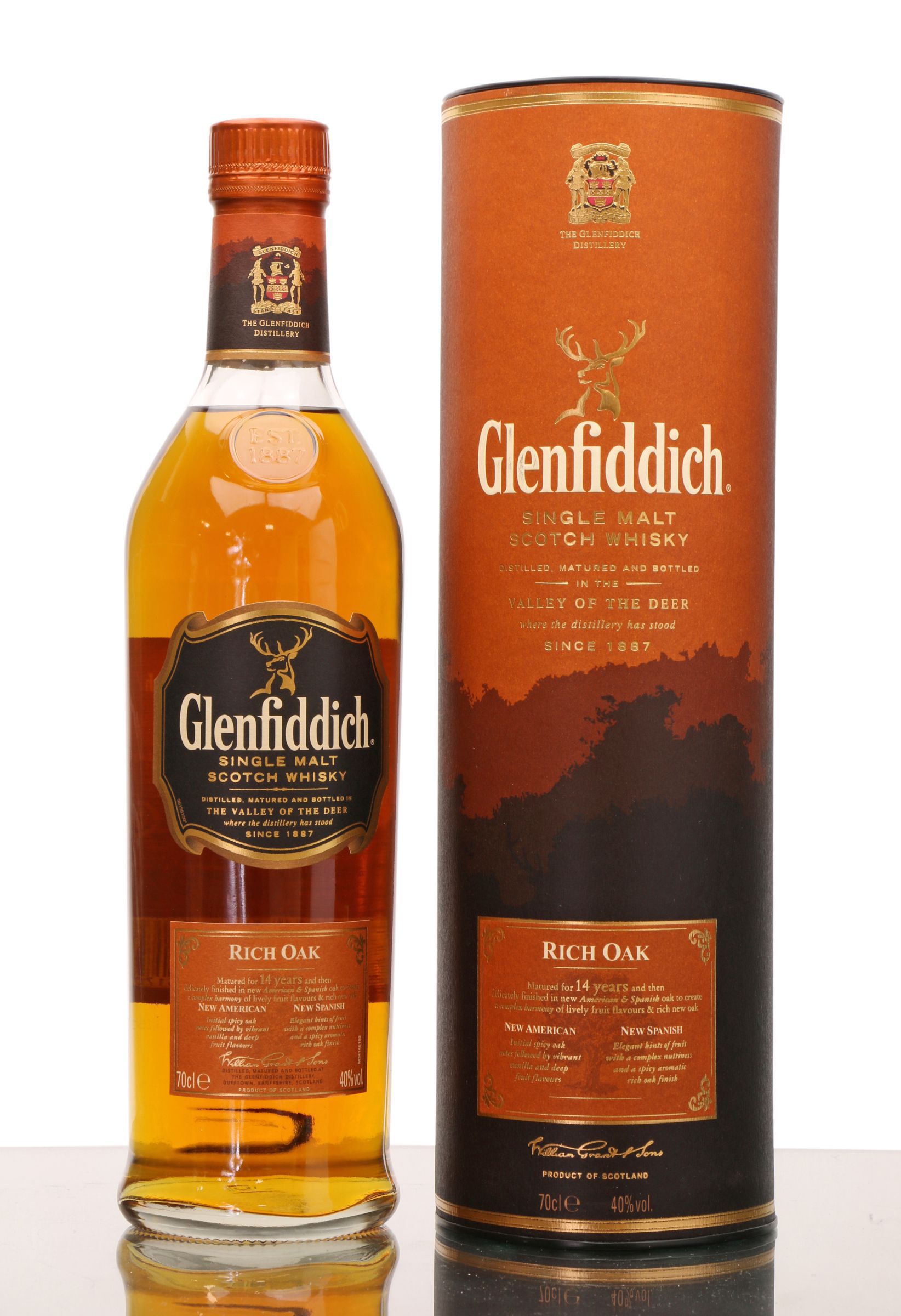 Glenfiddich 14 Rich Oak Explorer S Case