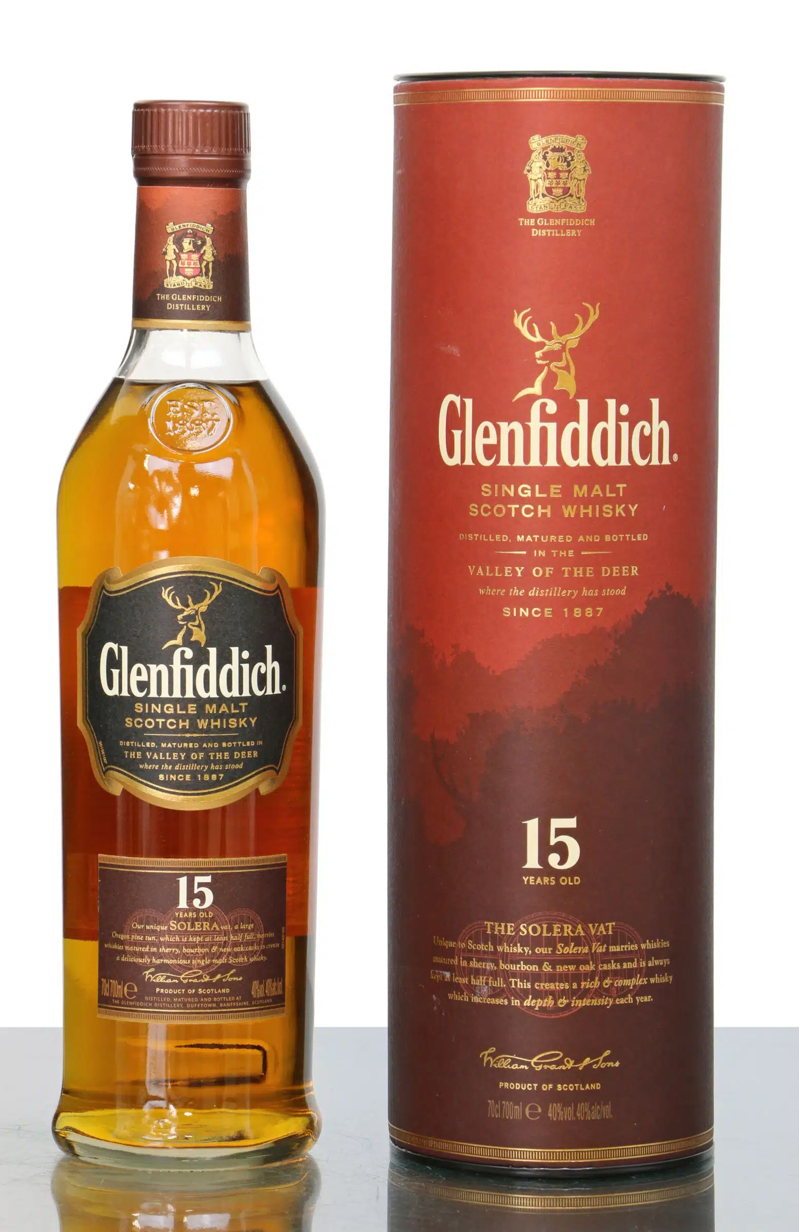 Glenfiddich 15 The Solera Vat Leather Carry Case