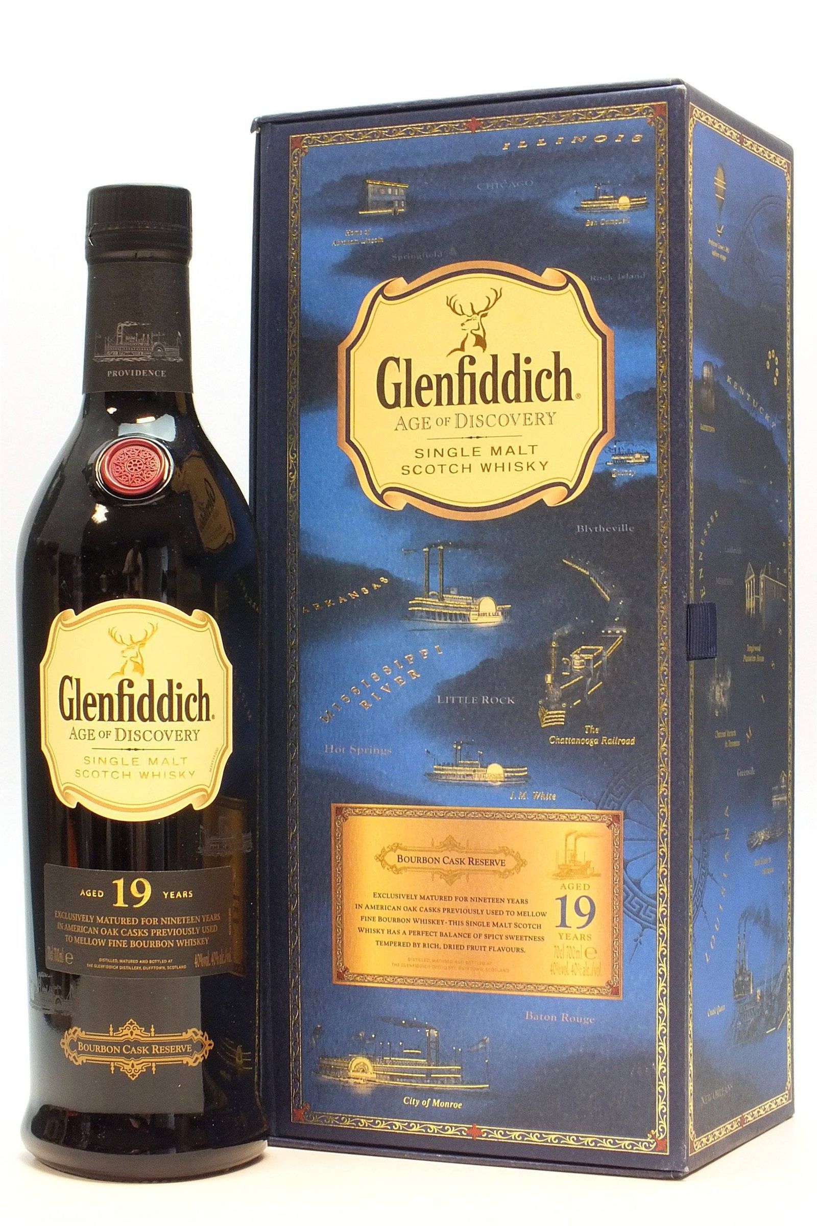 Glenfiddich 19 Age Of Discovery Bourbon Cask Reserve