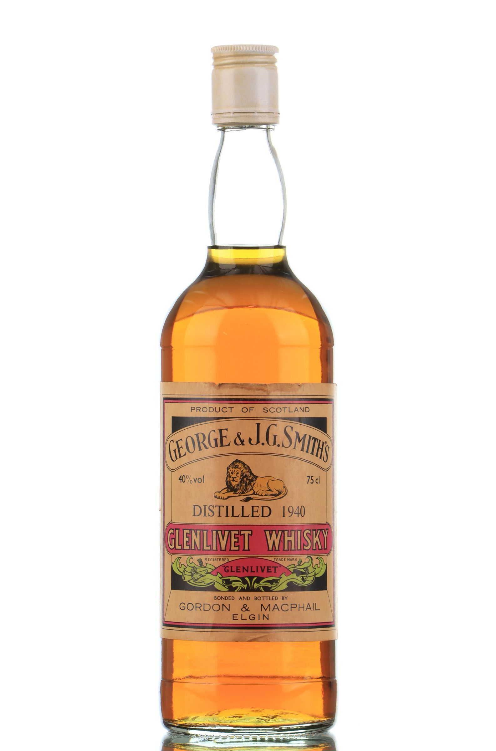 Glenlivet 1940 G M George J G Smith 1980s