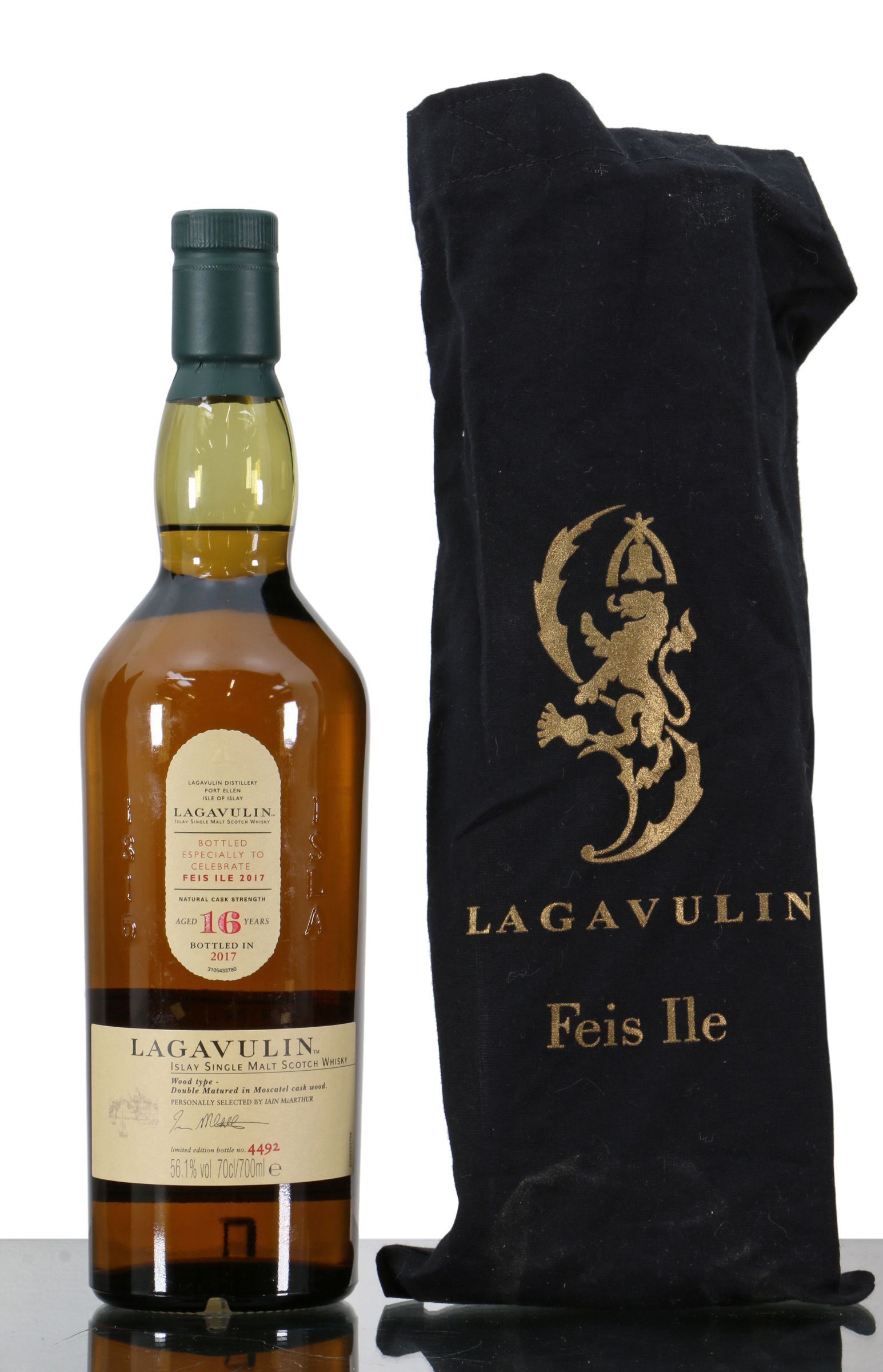 LAGAVULIN 16 YEAR OLD FEIS ILE 2017 WITH LAGAVULIN FEIS ILE 2017 T SHIRT