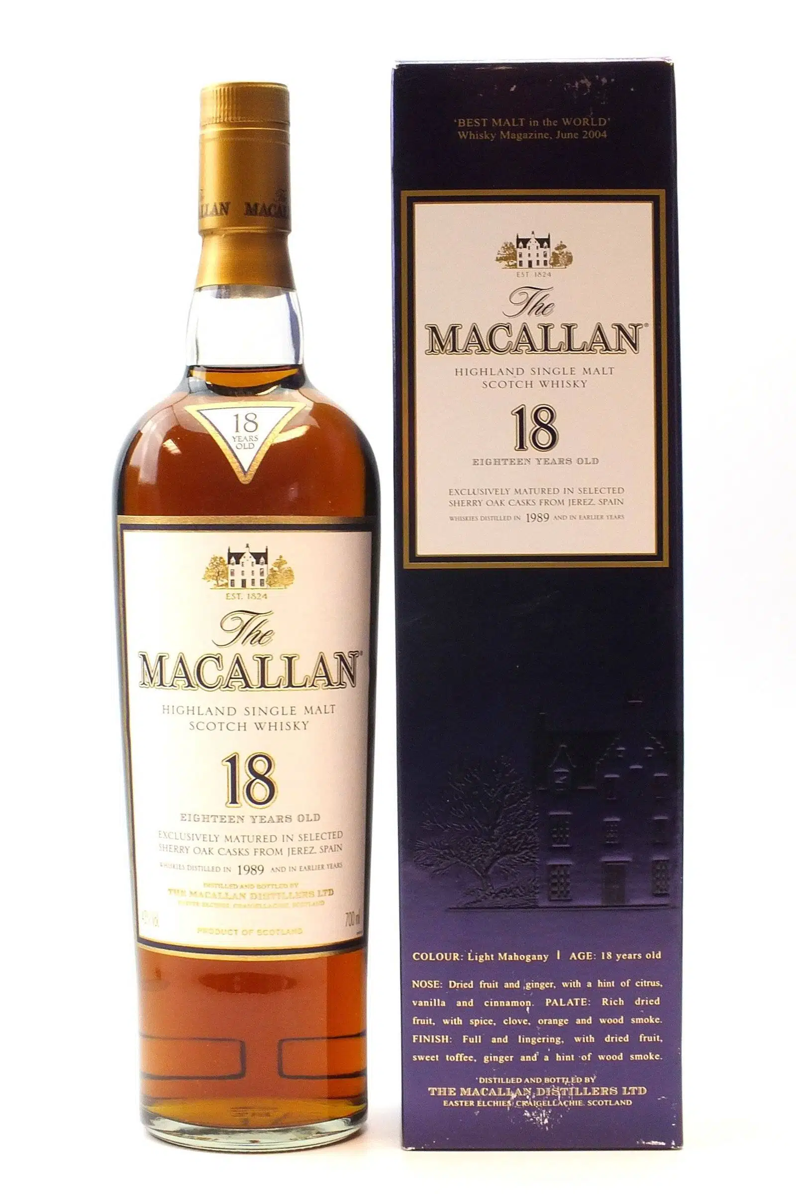 Macallan 18 1989 Sherry Oak