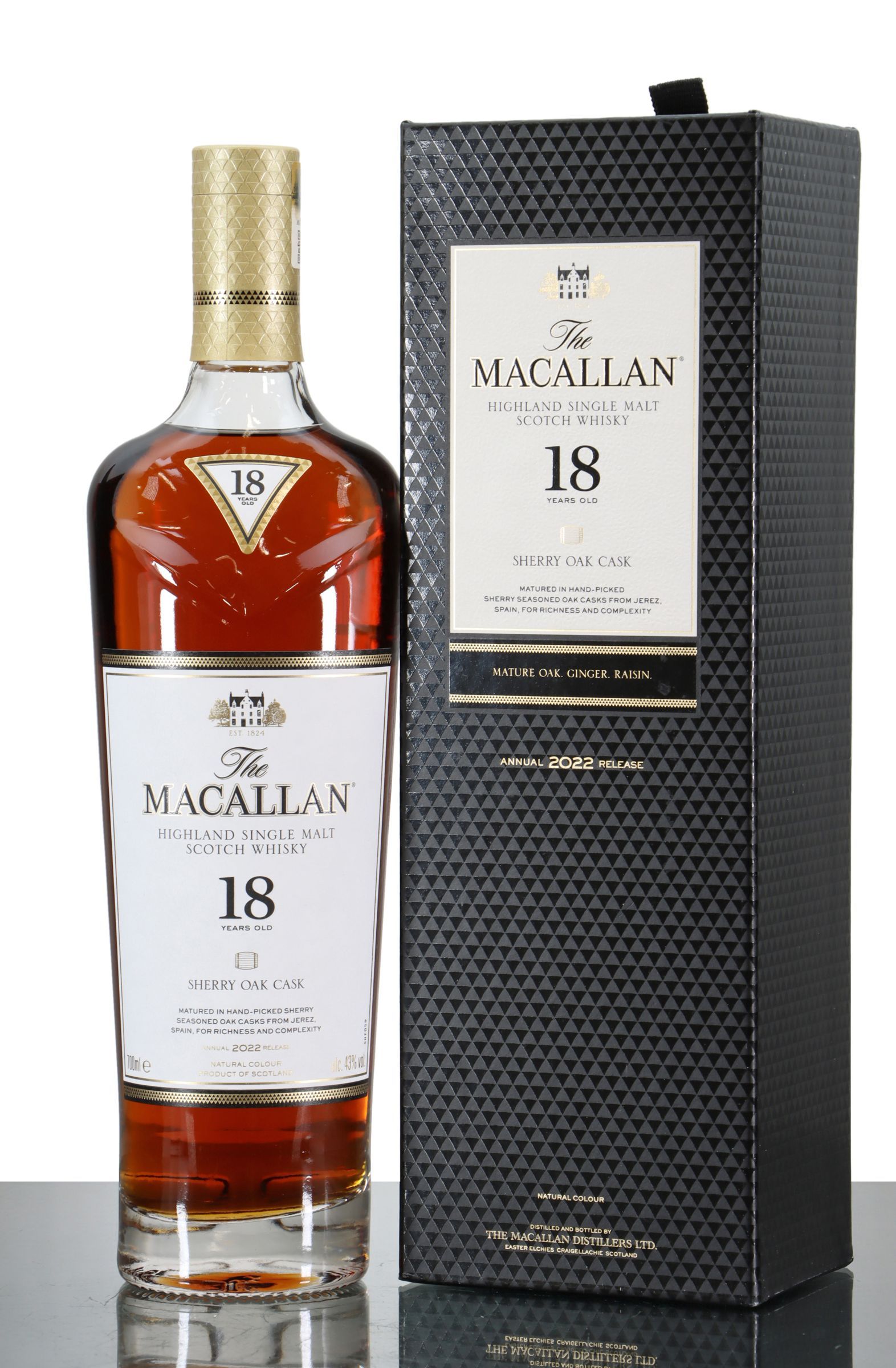 Macallan 18 Sherry Oak Cask Annual 2022 Release