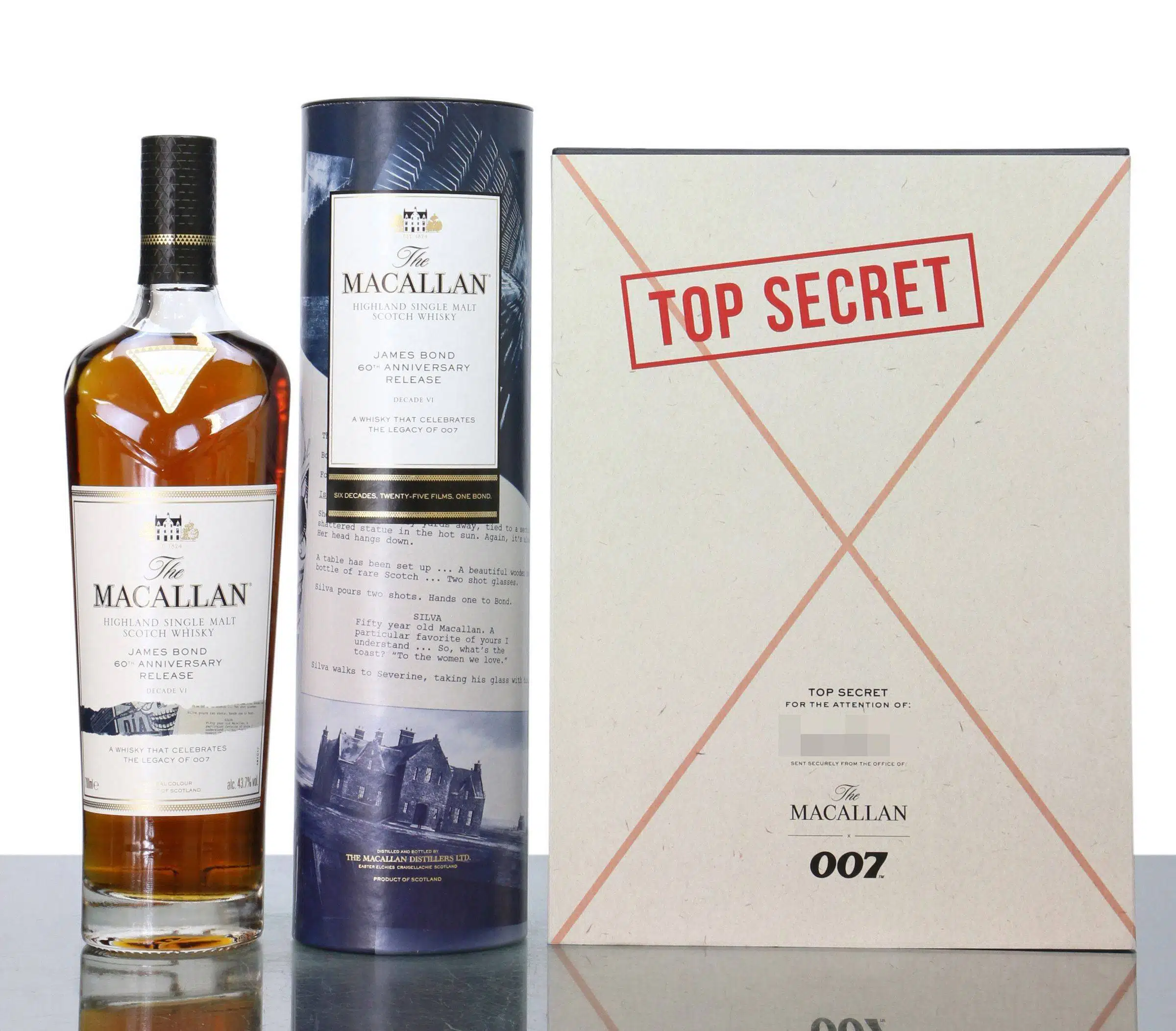 Macallan James Bond 60th Anniversary Release Decade 16
