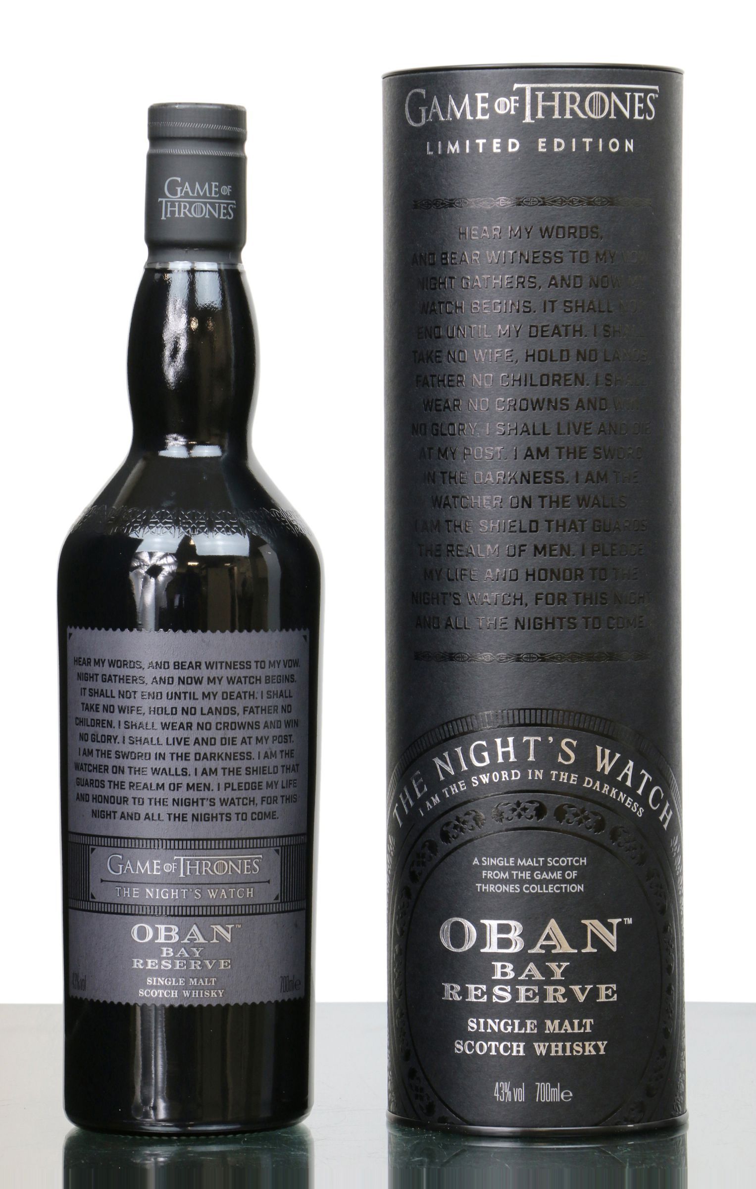 Oban Game Of Thrones Limited Edition The Night S Watch