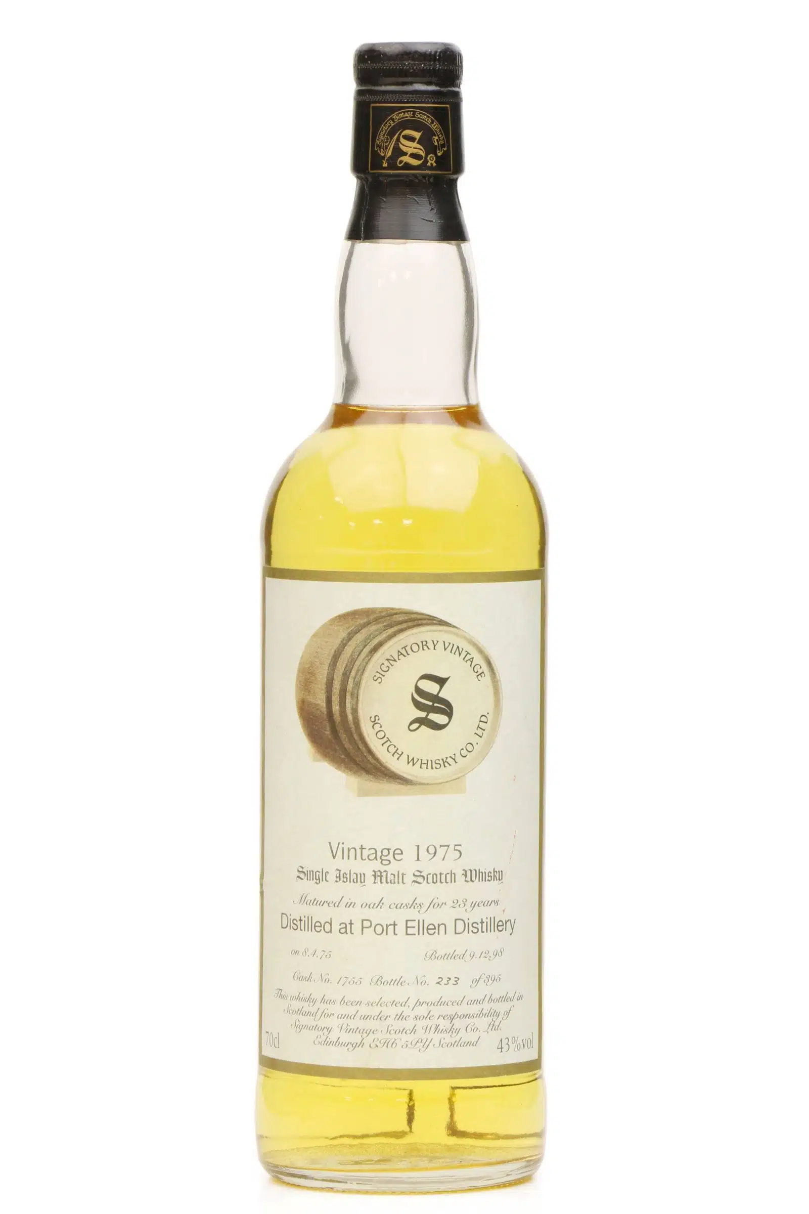 Port Ellen 23 Years Old 1975 1998 Signatory Vintage