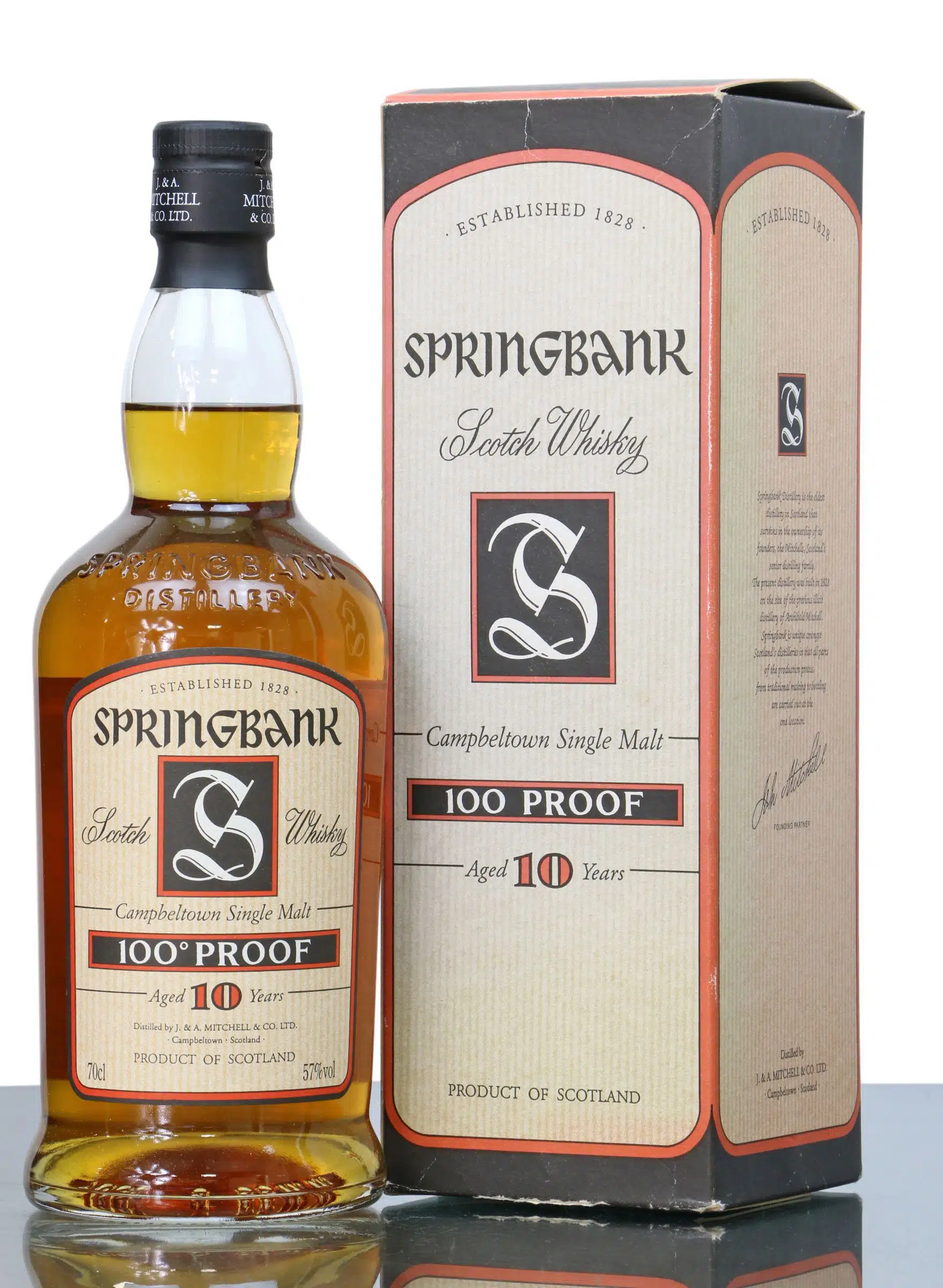 Springbank 10 100 Proof Early 2000s